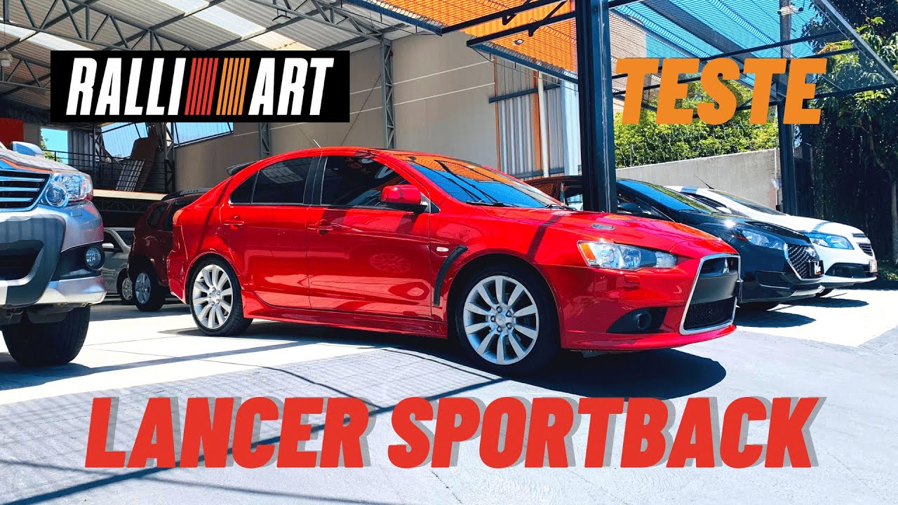 TESTAMOS O LANCER SPORTBACK RALLIART! O Lancer que não é EVO, mas também não leva desaforo de Up! 🔥🚗