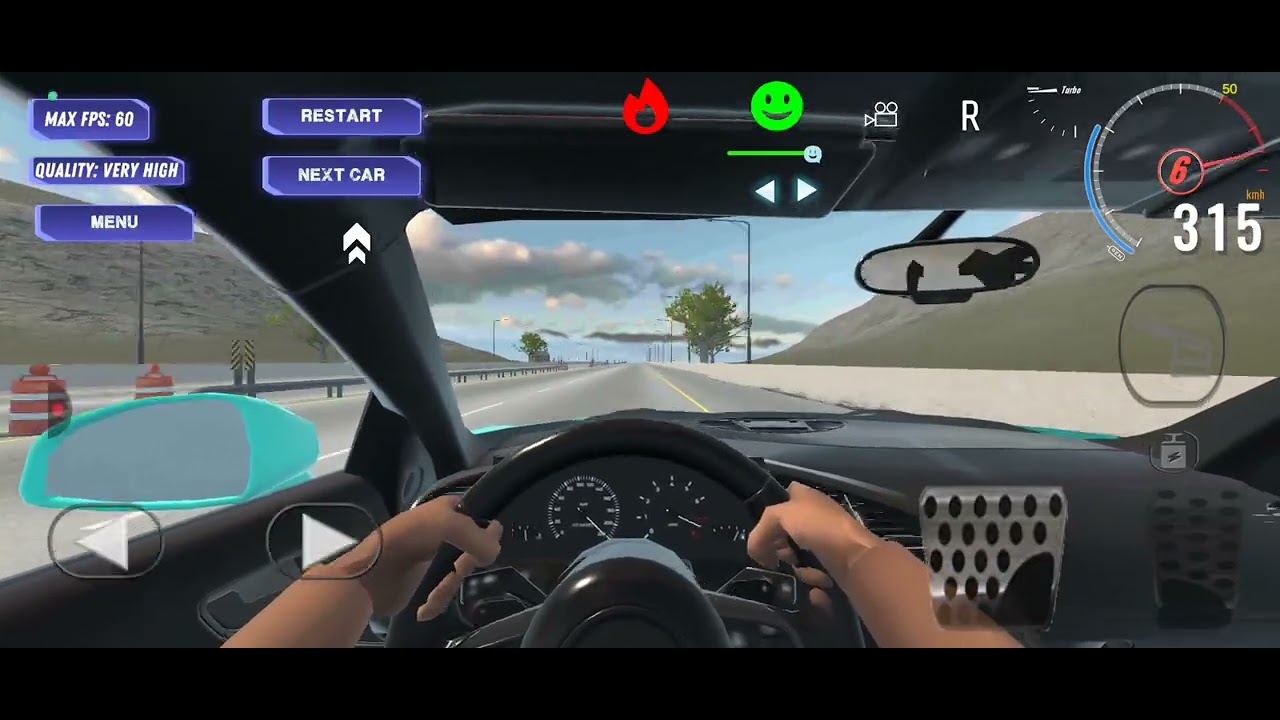 Gran Turismo 5 Max G-Force Test Audi Le Mans Quattro Top Speed Run '03