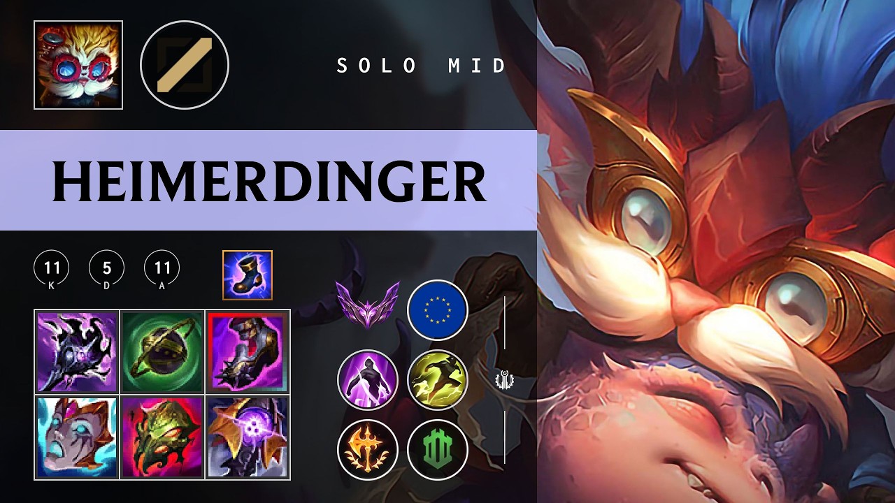 Heimerdinger Mid vs Irelia - EUW Master Patch 26.05