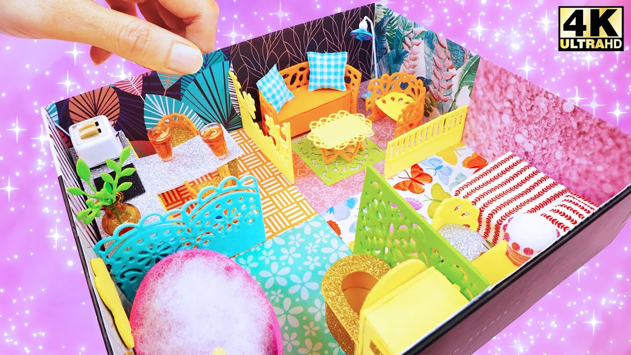 DIY Miniature Dollhouse in a Shoebox #3