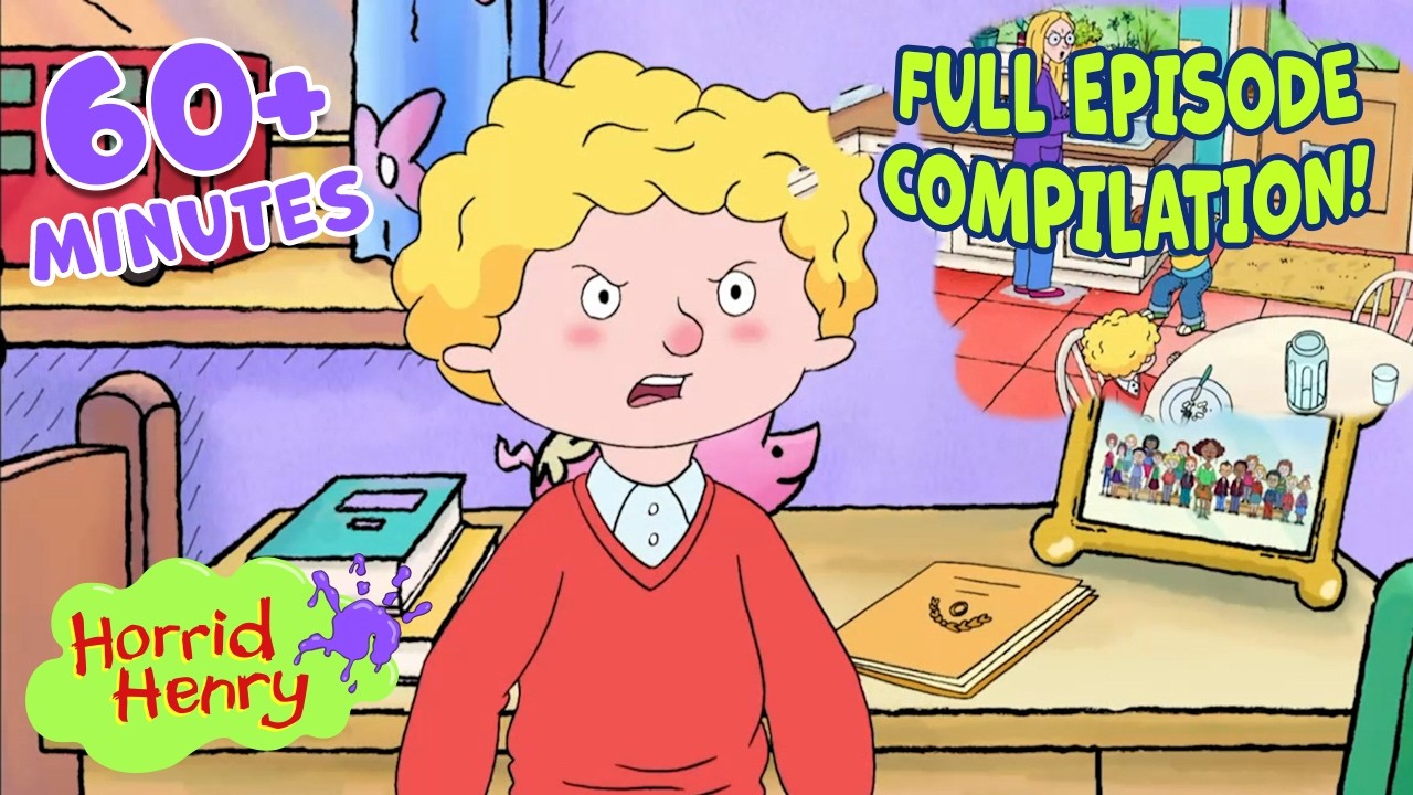 Peter Wants Revenge! | Season 3 Clip Compilation | Horrid Henry | 1+ HOUR