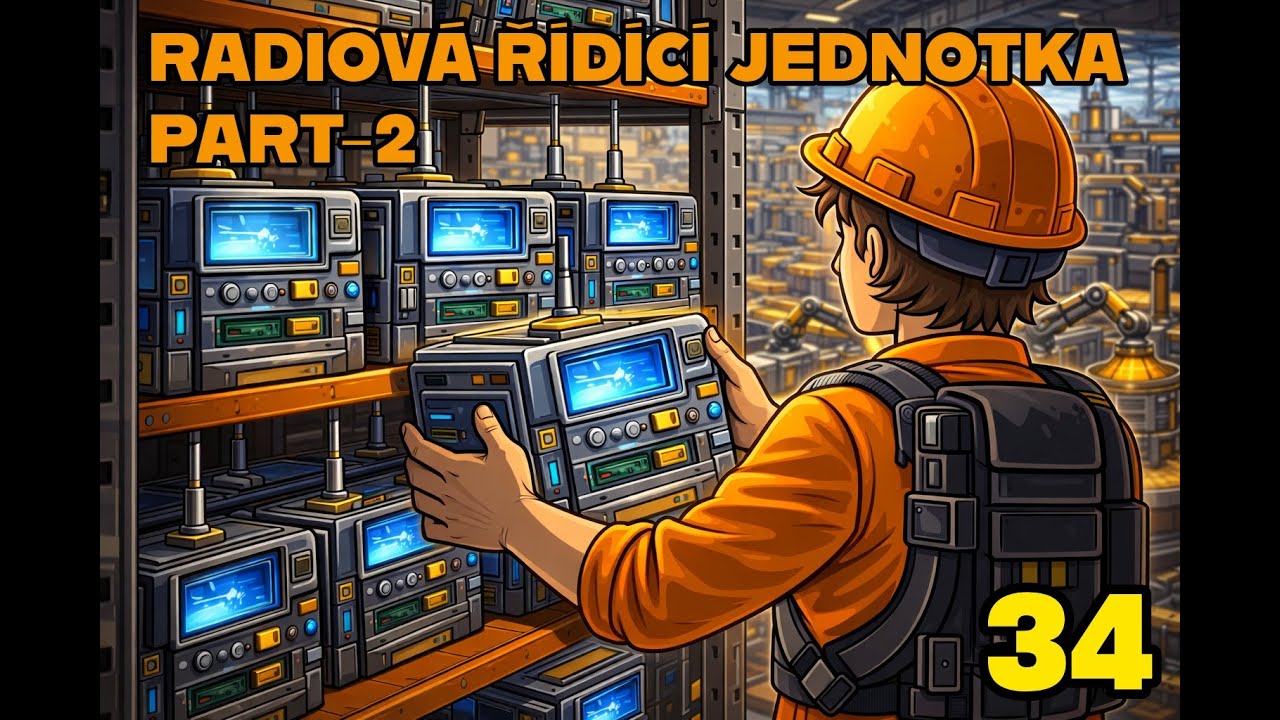 ⭐ Pokračujeme! Radiová řídicí jednotka | Part 2 | Satisfactory #34