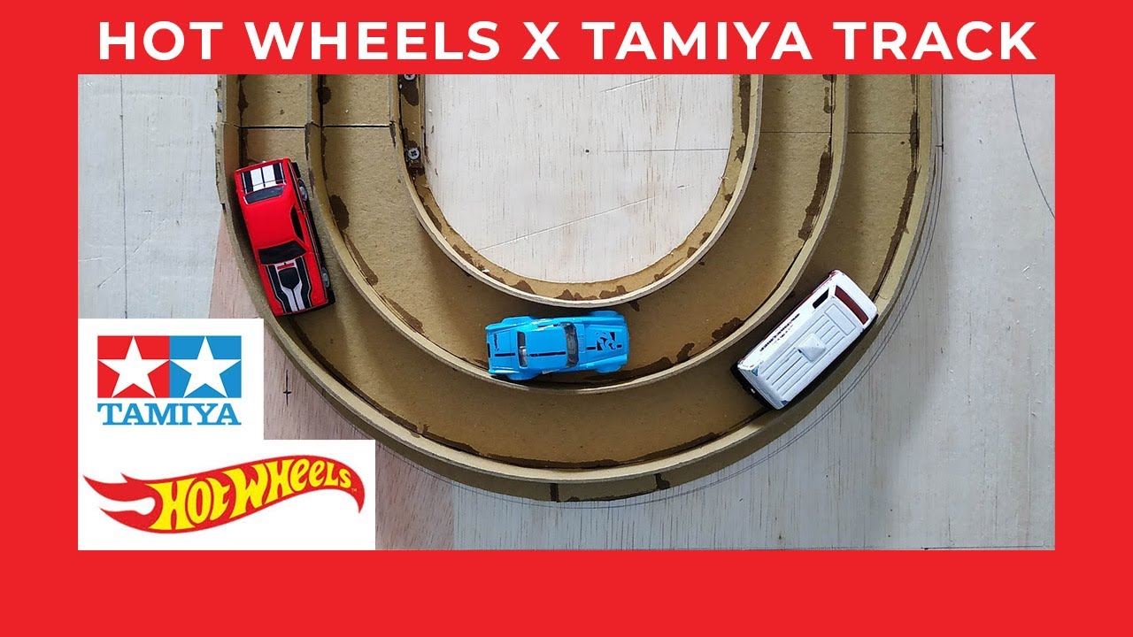 Membuat Track Hot Wheels X Tamiya Dari Kertas Karton Part 4 - Tikungan Balik