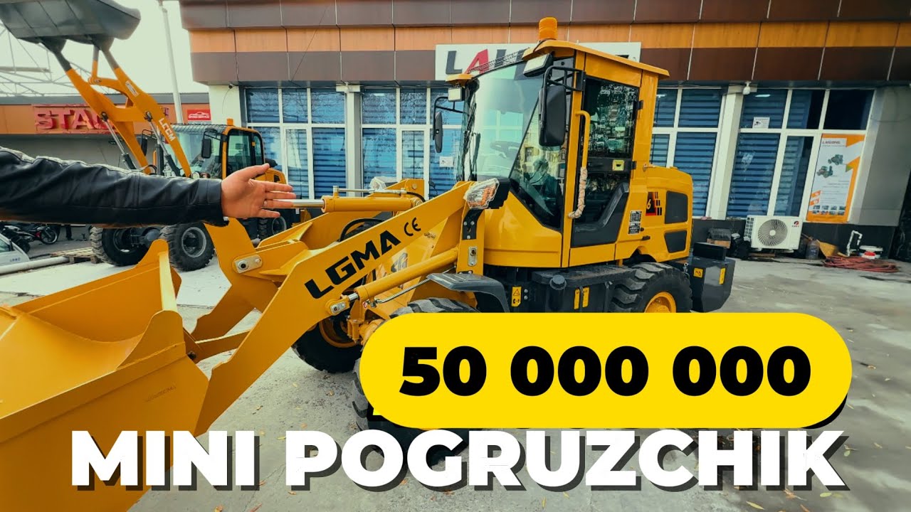 MINI POGRUZCHIK 25% BOSHLANGICH TOLOV |  Lugong 0.5 kub mini pogruzchik