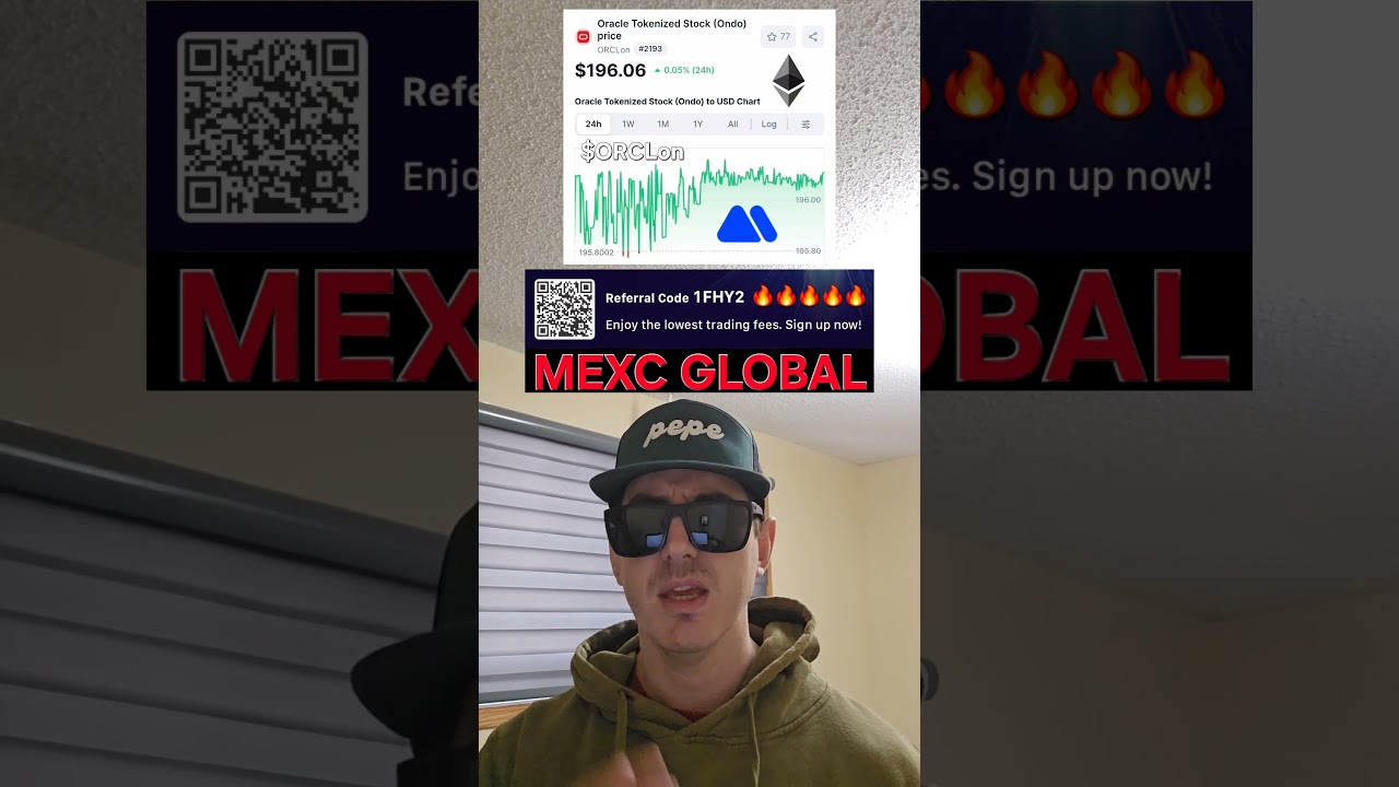 $ORCLon - ORACLE ONDO ТОКЕНИЗИРОВАННЫЙ АКЦИОННЫЙ ТОКЕН КРИПТОМОНЕ КАК КУПИТЬ ORCL MEXC ETH ETHERE...