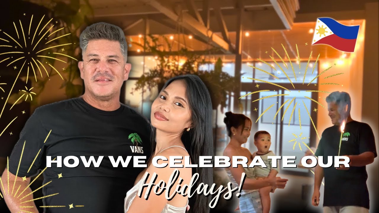 NEW YEAR IN THE PHILIPPINES 🇵🇭 | WELCOME  2025 | FAMILY VLOG | AMERICAN FILIPINA COUPLE