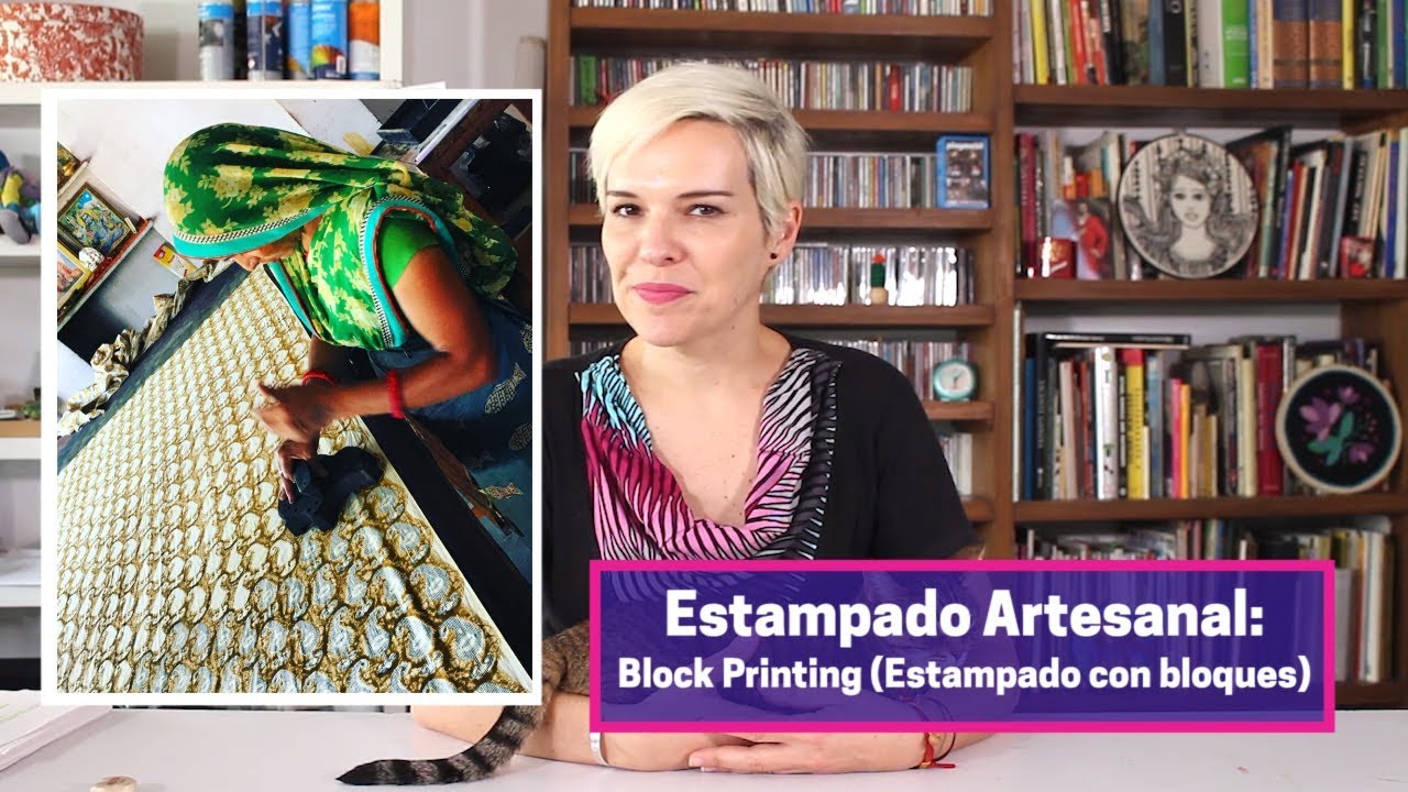 72 Estampado Artesanal con sellos: Block Printing