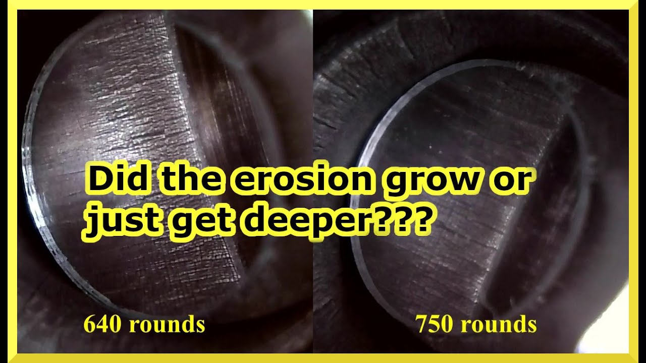 How bad is it?  Scoping the 6.5 PRC bore at 750 rounds