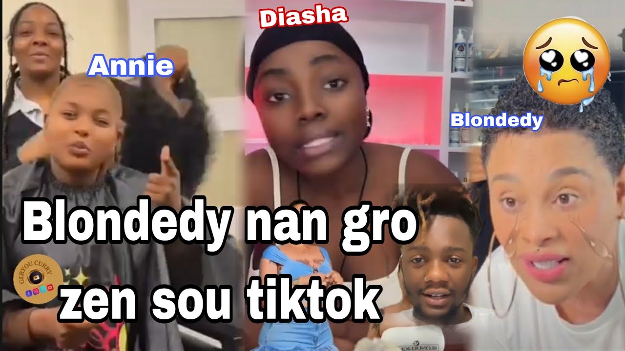 Grozen  Blondedy fache  Annie ak Diasha live sepousa nou pat tande Annie Diasha pale Blondedy