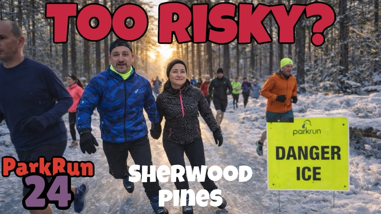 Следует ли было отменить это мероприятие? -3°C Sherwood Pines Parkrun