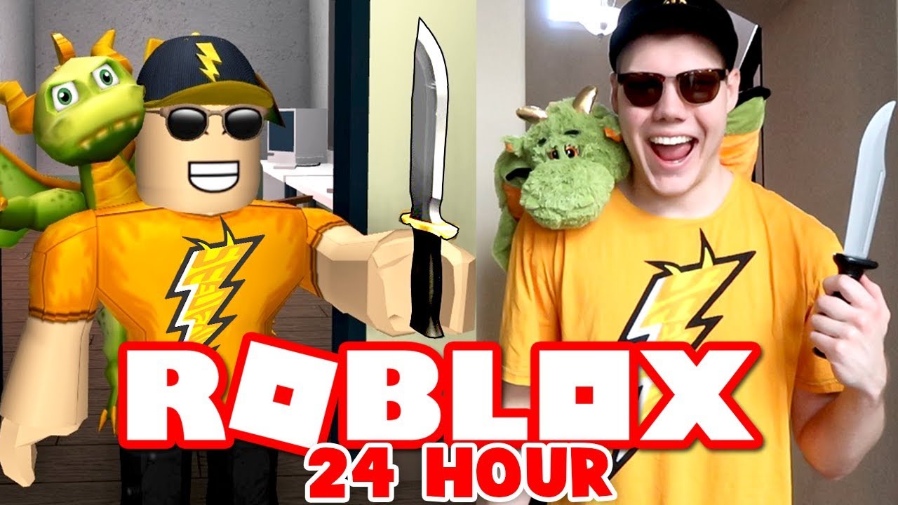 LIVING AS MY ROBLOX AVATAR FOR 24 HOURS CHALLENGE!! (IN REAL LIFE)