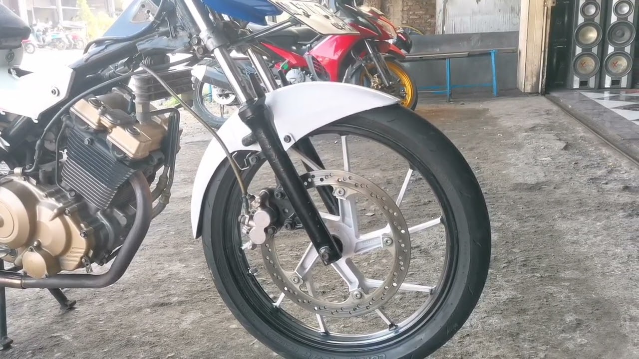 UpGrade Ban Depan Satria Donat Corsa R46 90/80-17 Softcompound di Velg 140-17 // Seperti Apakah