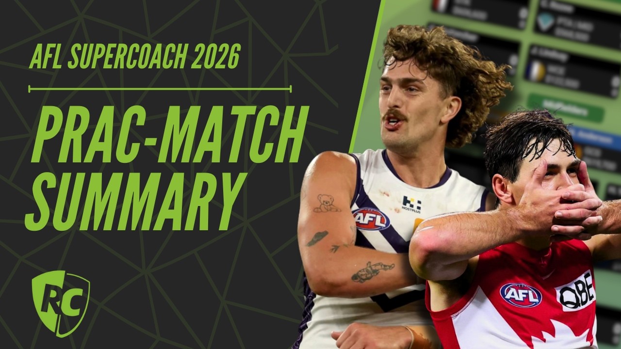 Размышления о тренировочных матчах | Предсезонная подготовка | AFL SuperCoach 2026