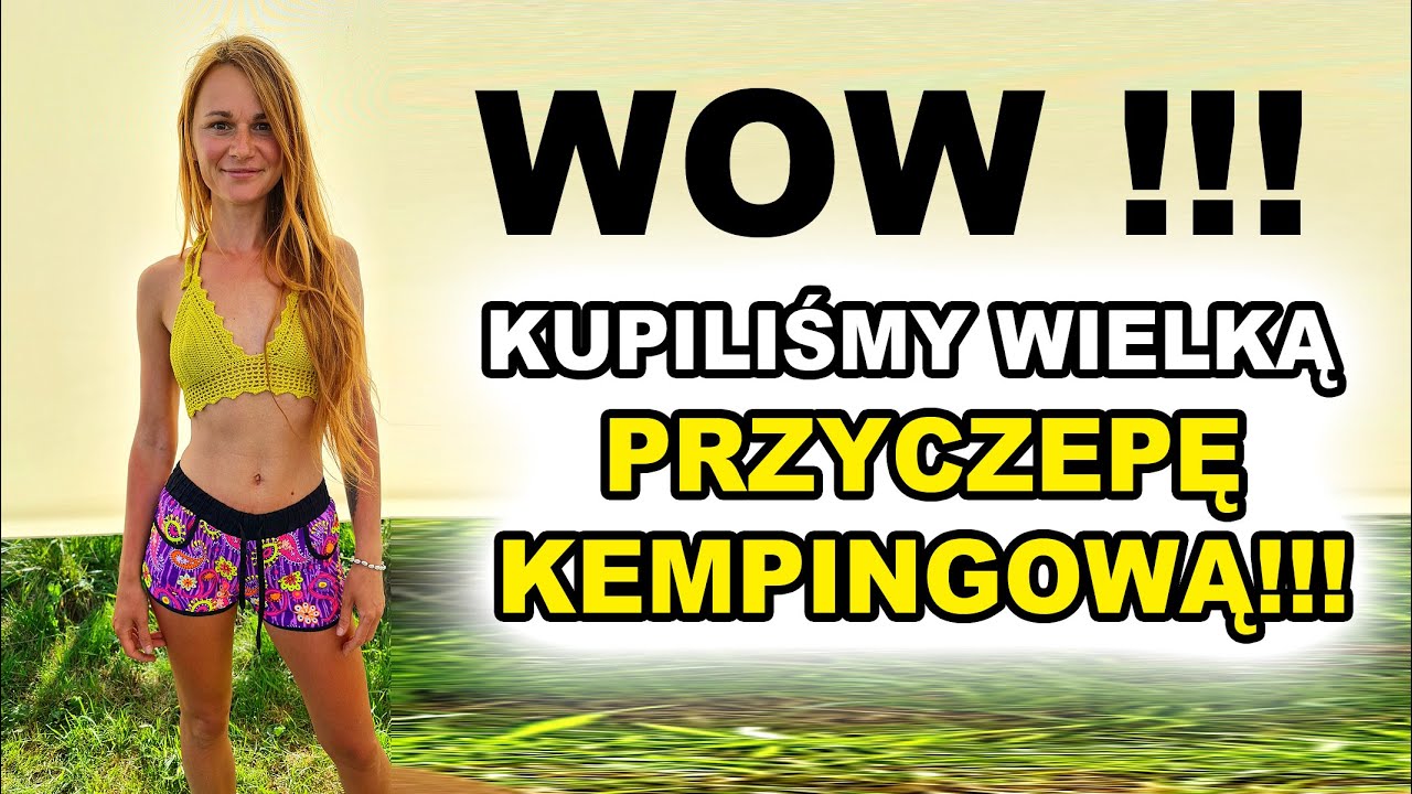 nieprzeciętnie WIELKA PRZYCZEPA KEMPINGOWA jest nasza !