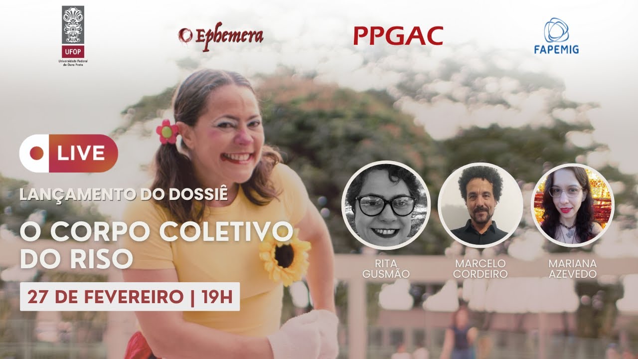 Lançamento Dossiê Revista Ephemera - v. 9 n. 17 (2026): O Corpo coletivo do Riso