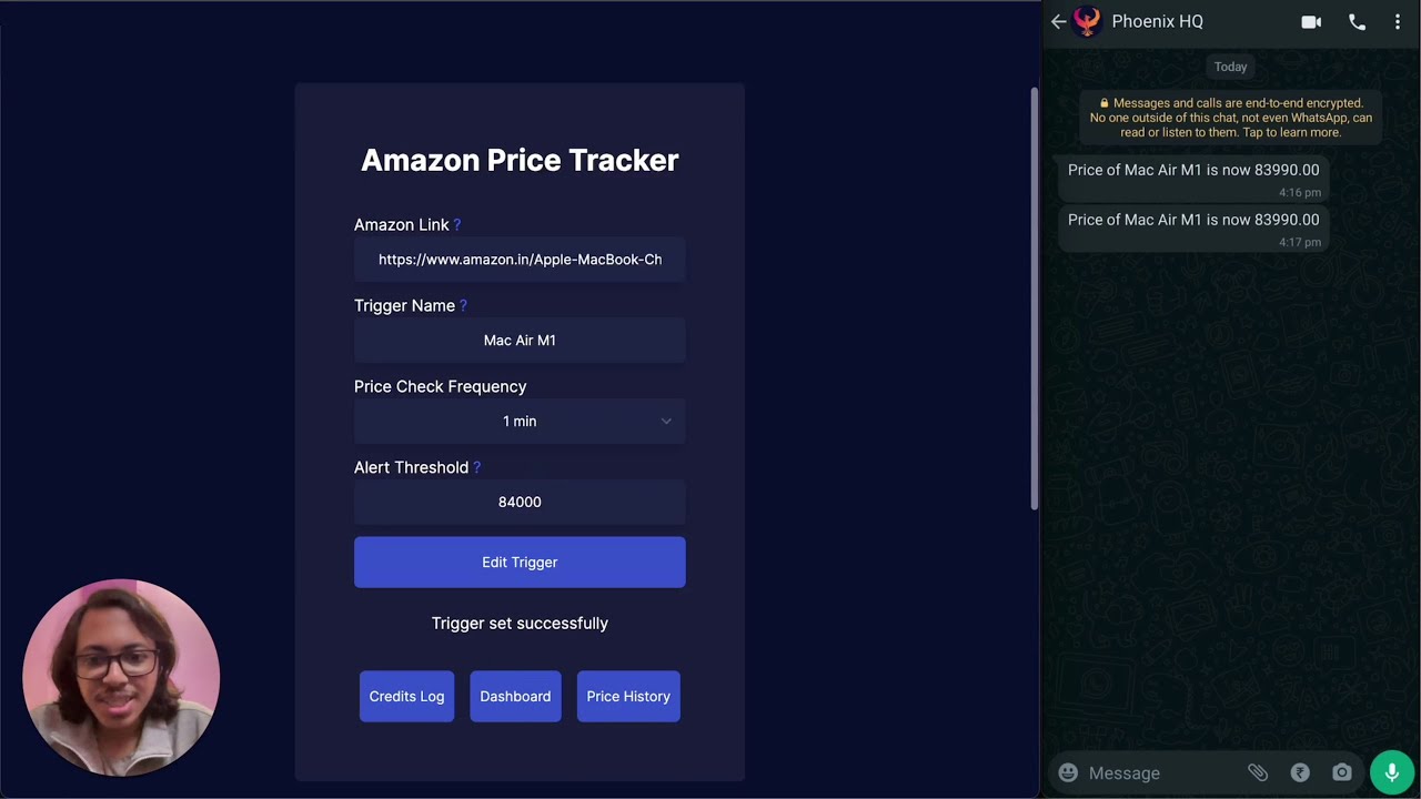 PhoenixTrack Demo - Effortless Amazon Price Tracking Automation (a PhoenixHQ product)