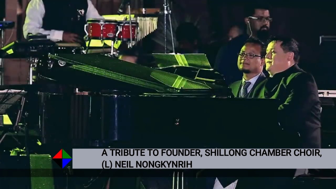 A TRIBUTE TO FOUNDER, SHILLONG CHAMBER CHOIR, (L) NEIL NONGKYNRIH