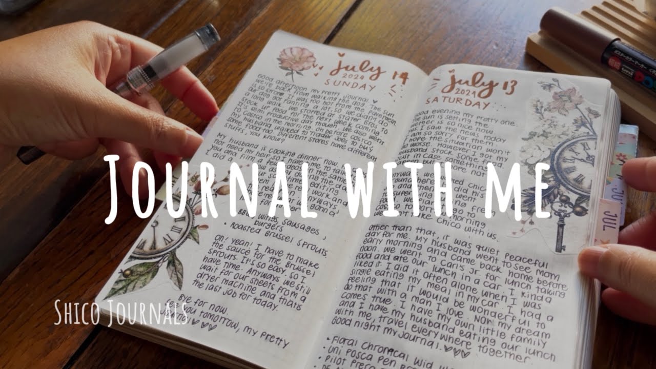 Journal with me | Sterling Ink N2 Size Common Planner| July 13th and 14th 2024 