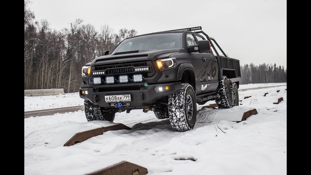 Toyota Tundra 6x6 HERCULES tests on NAMI polygon