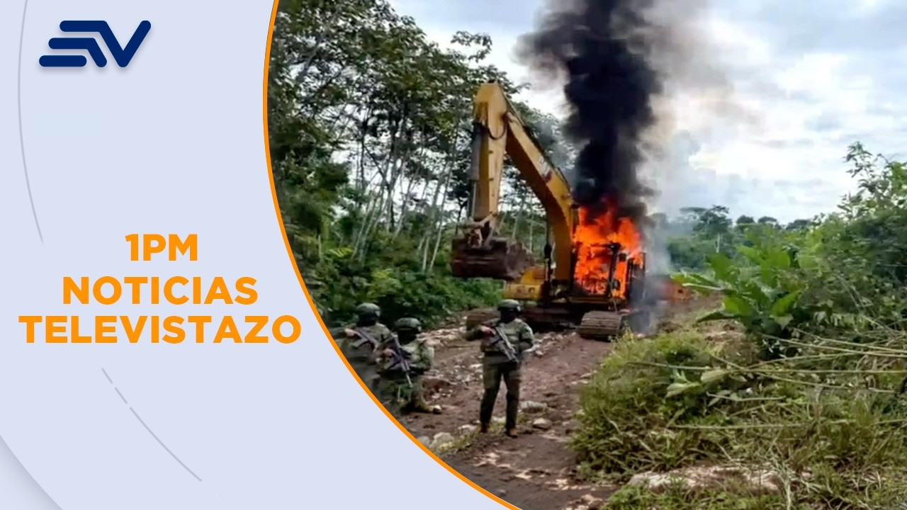 Sucumbíos: El ejército ecuatoriano destruyó 2 campamentos en frontera norte  |Televistazo | Ecuavisa
