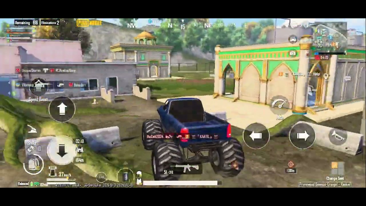 There is always someone watching you in PubgMobile.😂 See how he got to me!