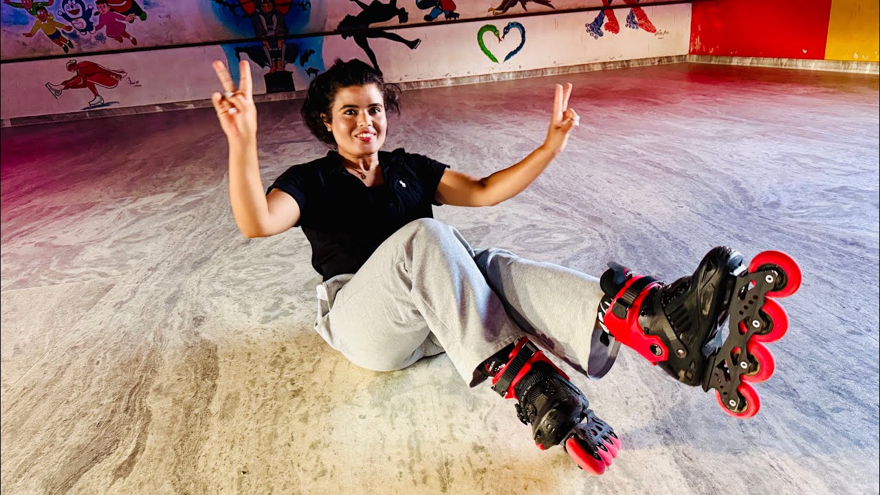 First Skate | Many Falls | Endless Fun😂 🛼💫 Vlog