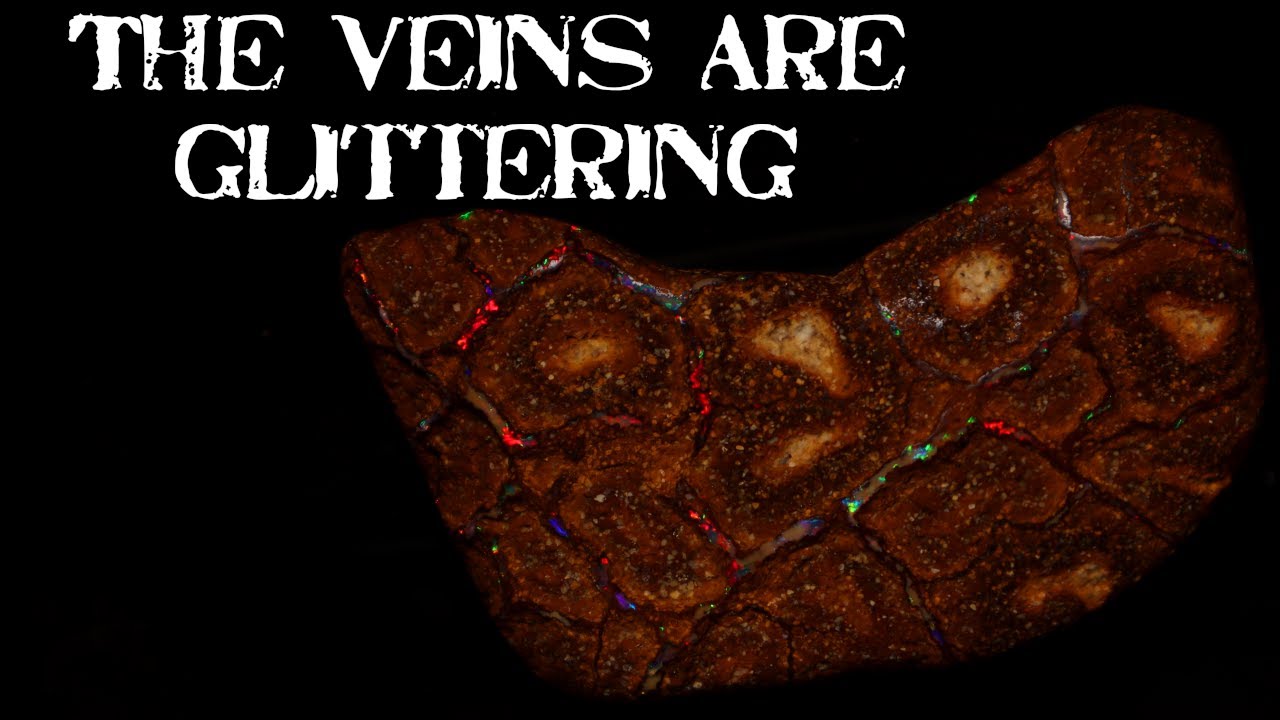 Boulder Vein Opal Processing With Sandpaper. Channel Subscriber And Member Crom's Stone.