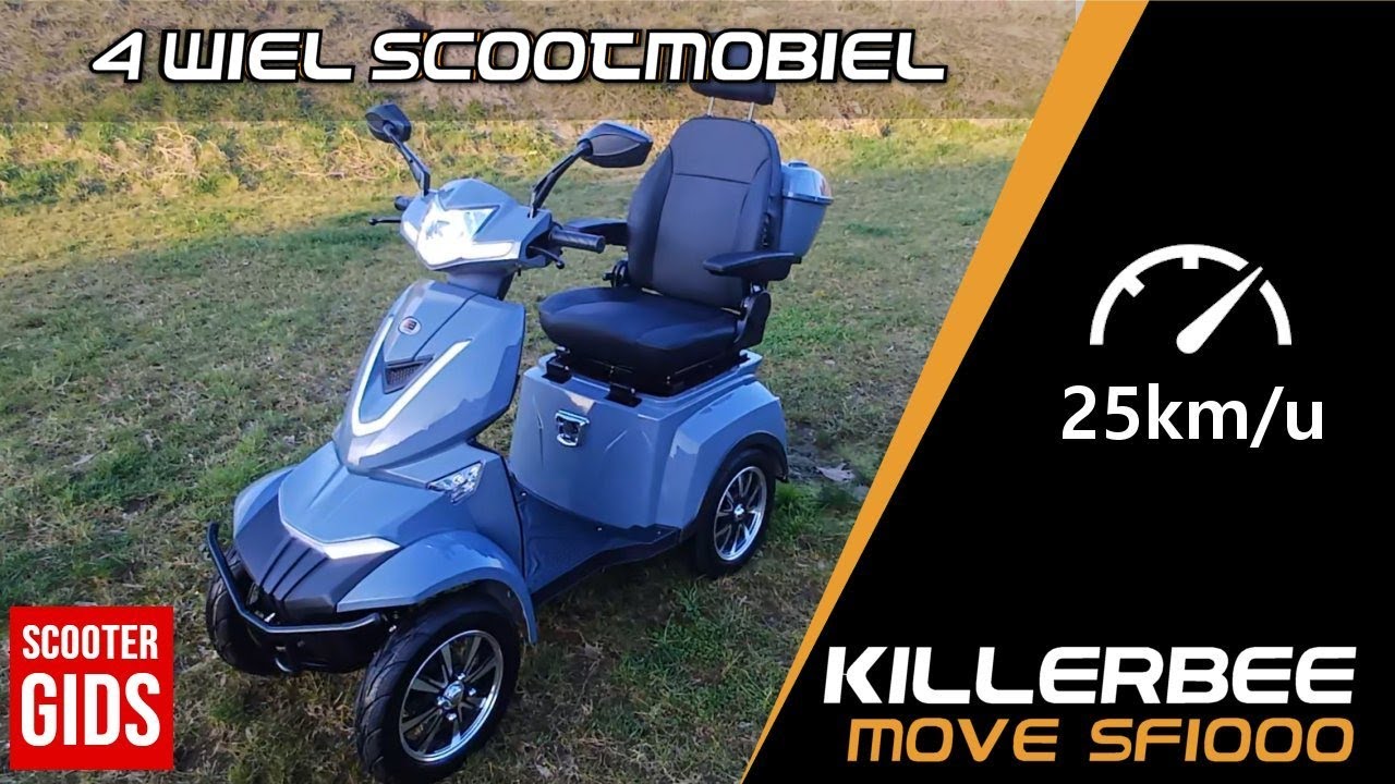 Killerbee Move SF1000 | Luxe 4-wiel scootmobiel | REVIEW + RIJTEST