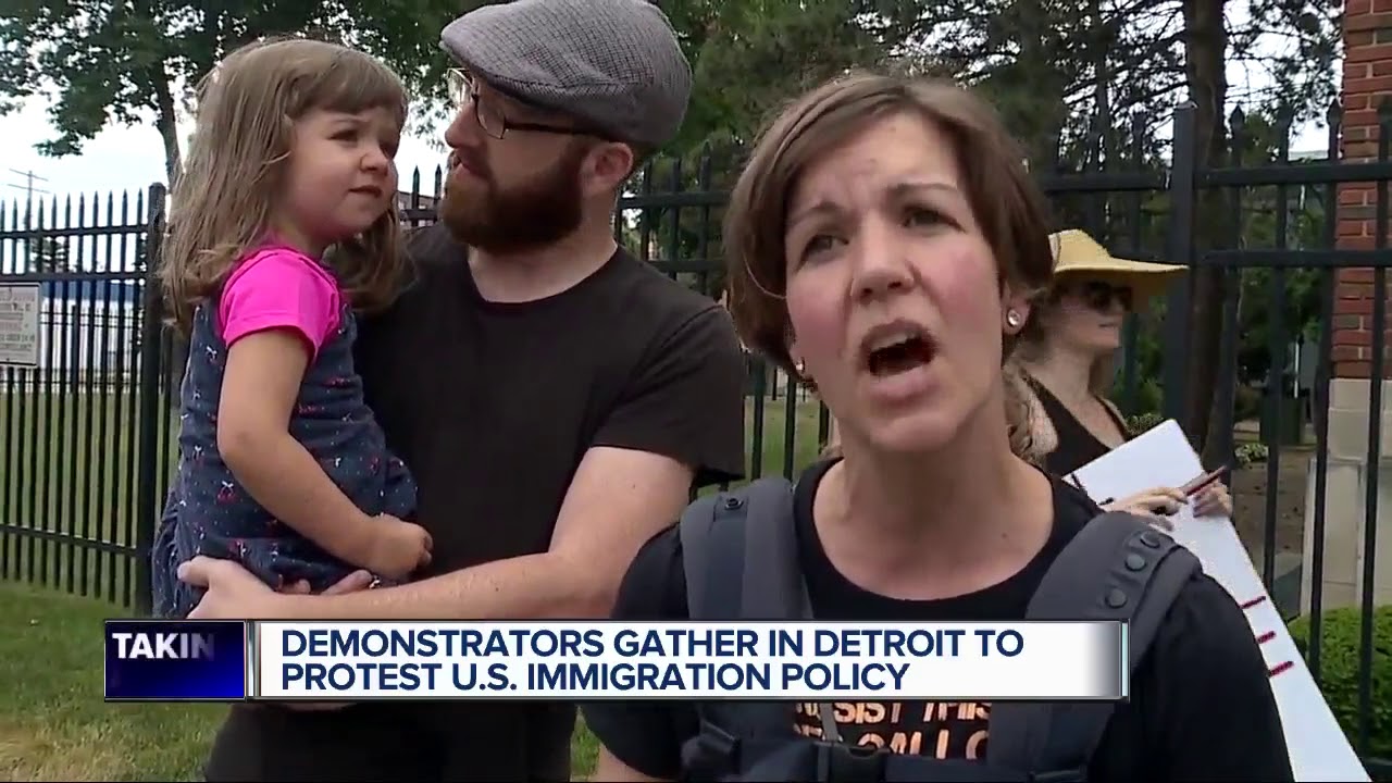 Demonstrators protest U.S. immigration policy