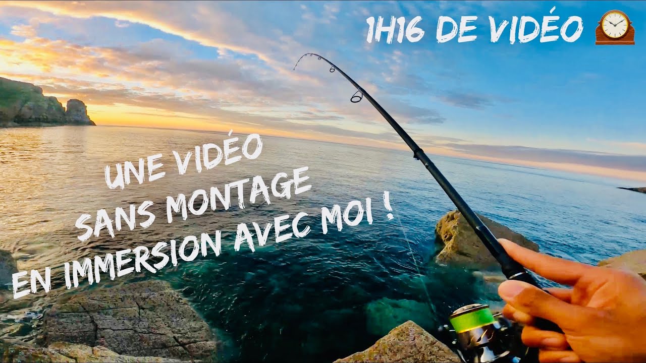 🎣 Une SESSION PÊCHE 100 % en IMMERSION! Pas de MONTAGE VIDÉO  🎥