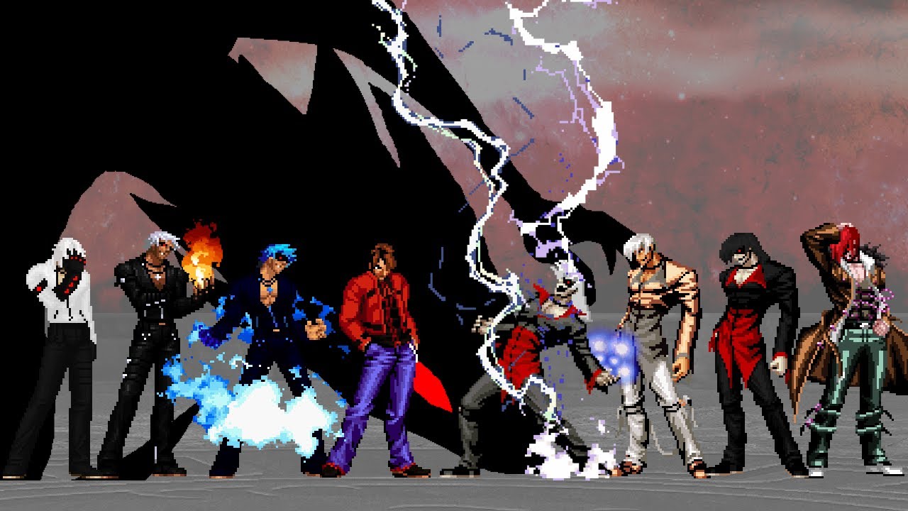 Kurumi's Burning Flames Team vs Fardeen's Devourer Team | KOF MUGEN