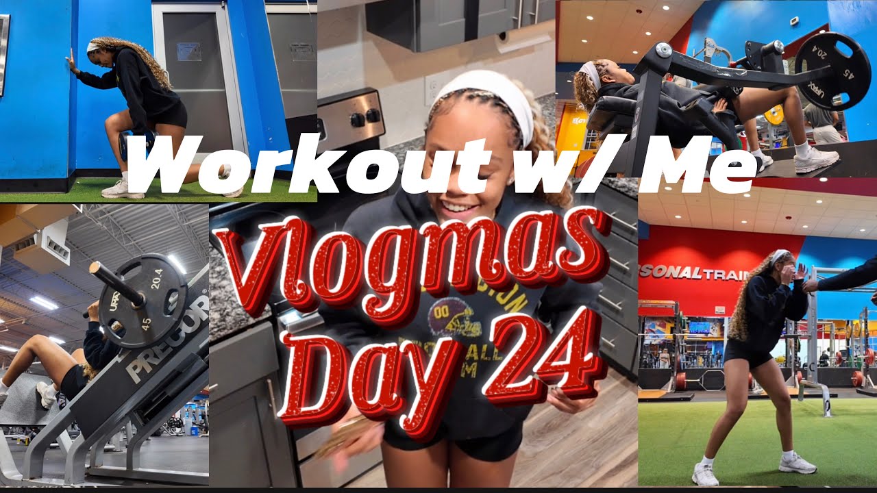 Workout w/ Me  🏋🏾: Vlogmas Day 24🎄✨