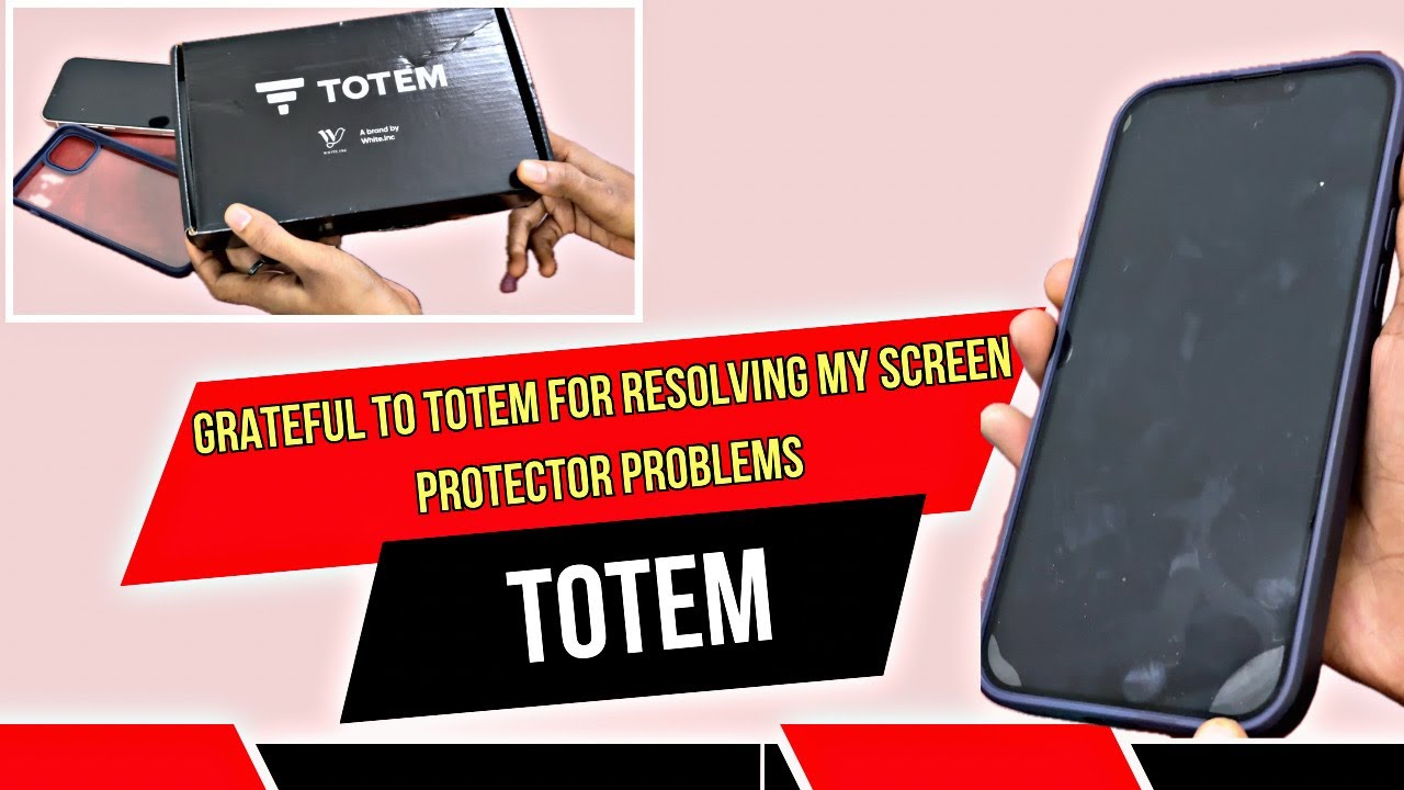 My Totem 3D Hammer Proof Screen Protector Experience #totem