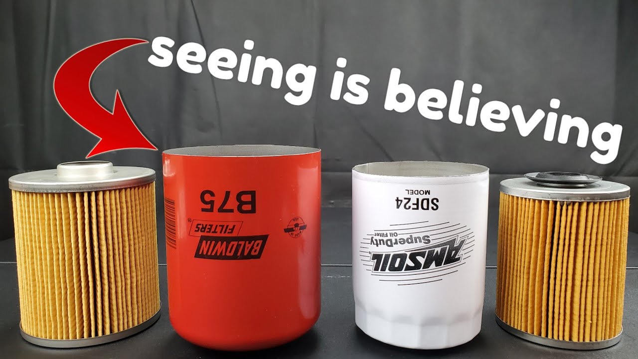 Amsoil oil filter destroyed Baldwin oil  filter?