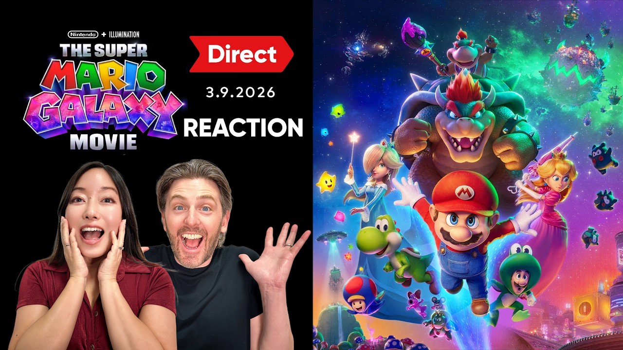 The Super Mario Galaxy Movie Direct 3.9.26 - REACTION