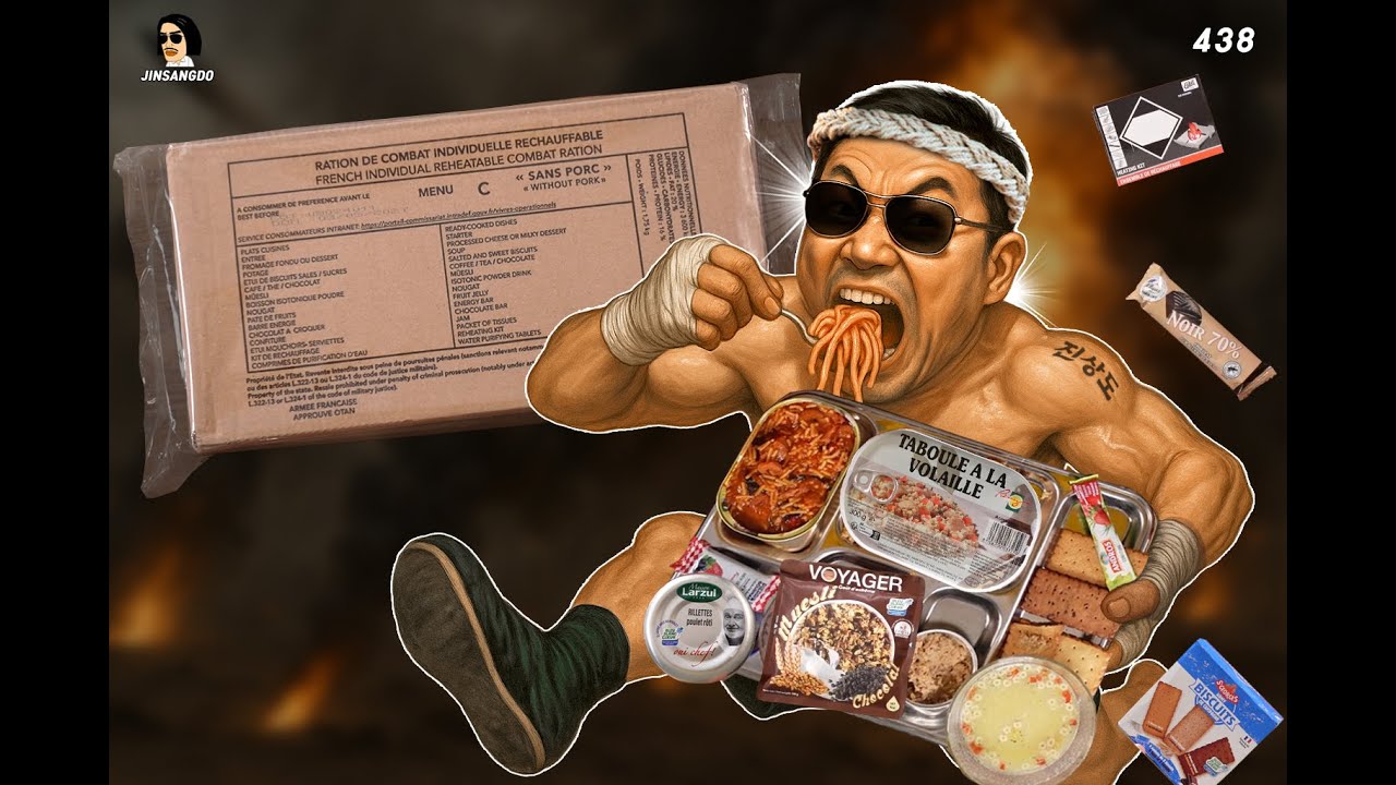욜라뽕따이 맛 나는 최신형 프랑스군 전투식량 + 펩시 리프레쉬 | 진상도 438편