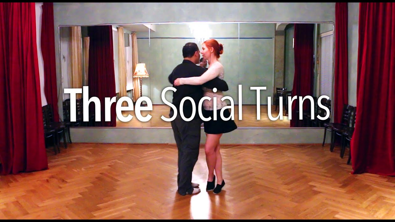 TANGO EXAMPLE: Three Social Turns (with Miles Tangos)