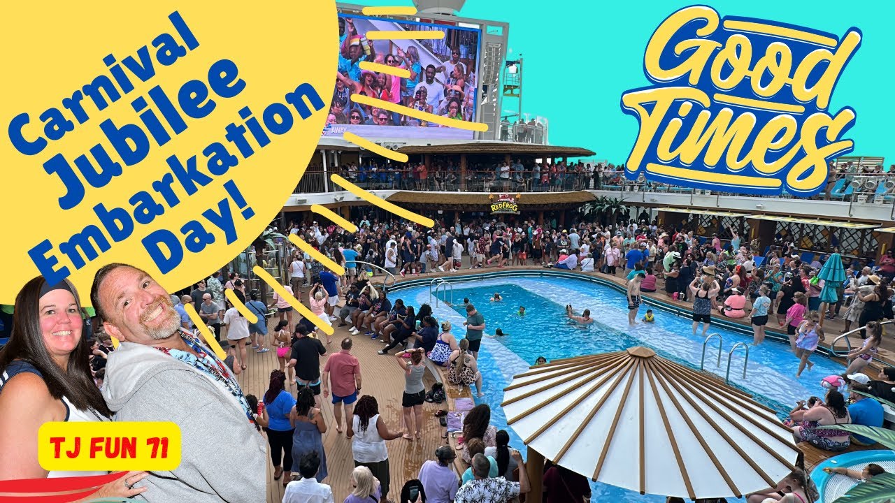 Carnival Jubilee: Thrilling Embarkation Day & Sail Away Party!