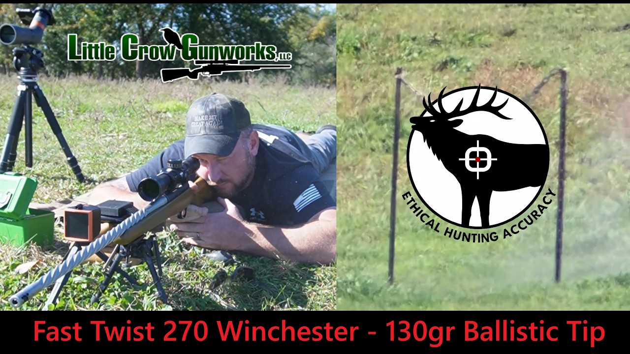 Часть 3 | Быстроходная пуля 270 Winchester | 130-грамовая пуля Nosler Ballistic Tip на дальних ди...