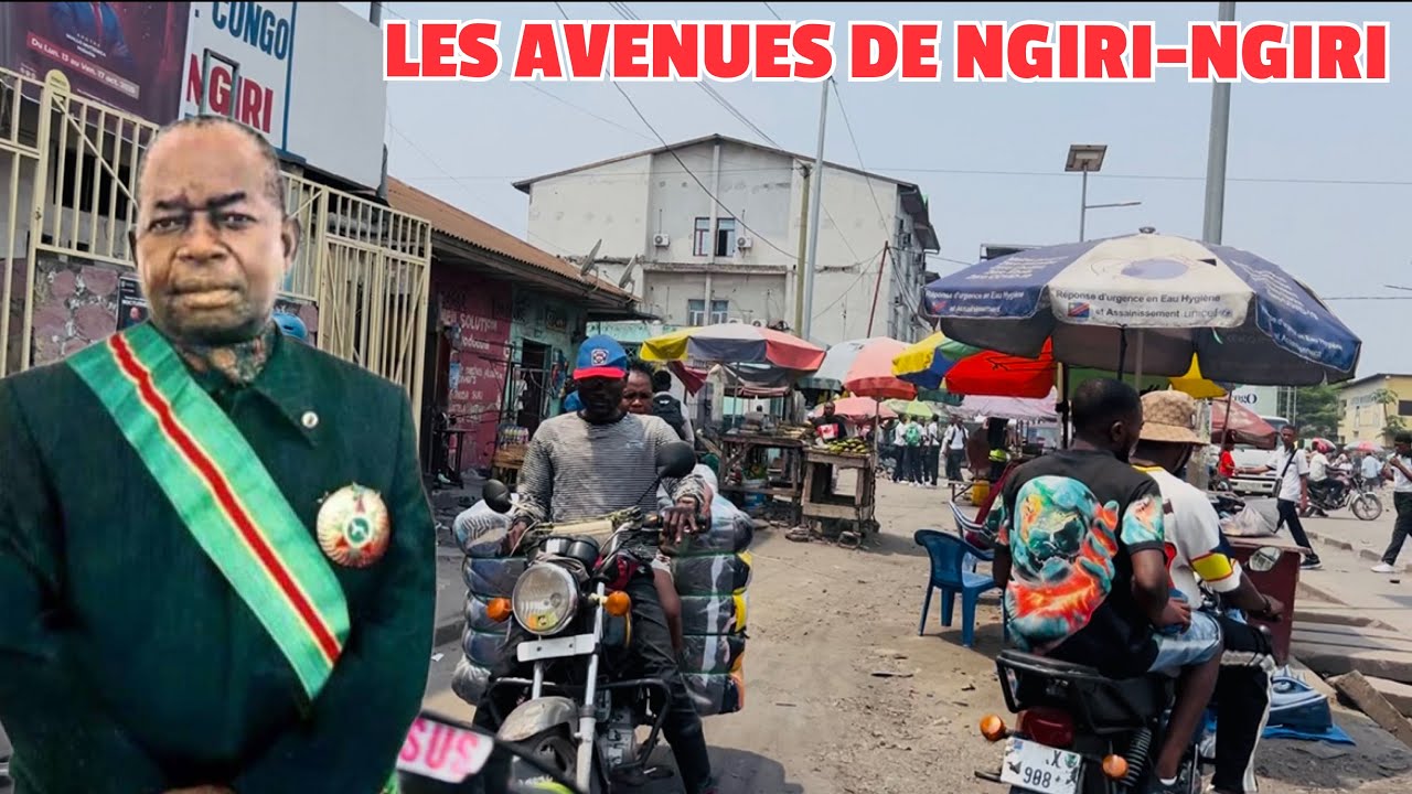 LES AVENUES DE LA COMMUNE DE NGIRI-NGIRI, KINSHASA🇨🇩