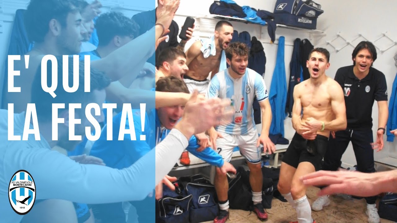 LA FESTA: - I festeggiamenti al fischio finale