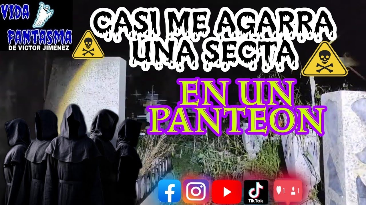 ENCONTRE UNA SECTA EN EL CEMENTERIO 👀✡️✝️🔥🔥😱