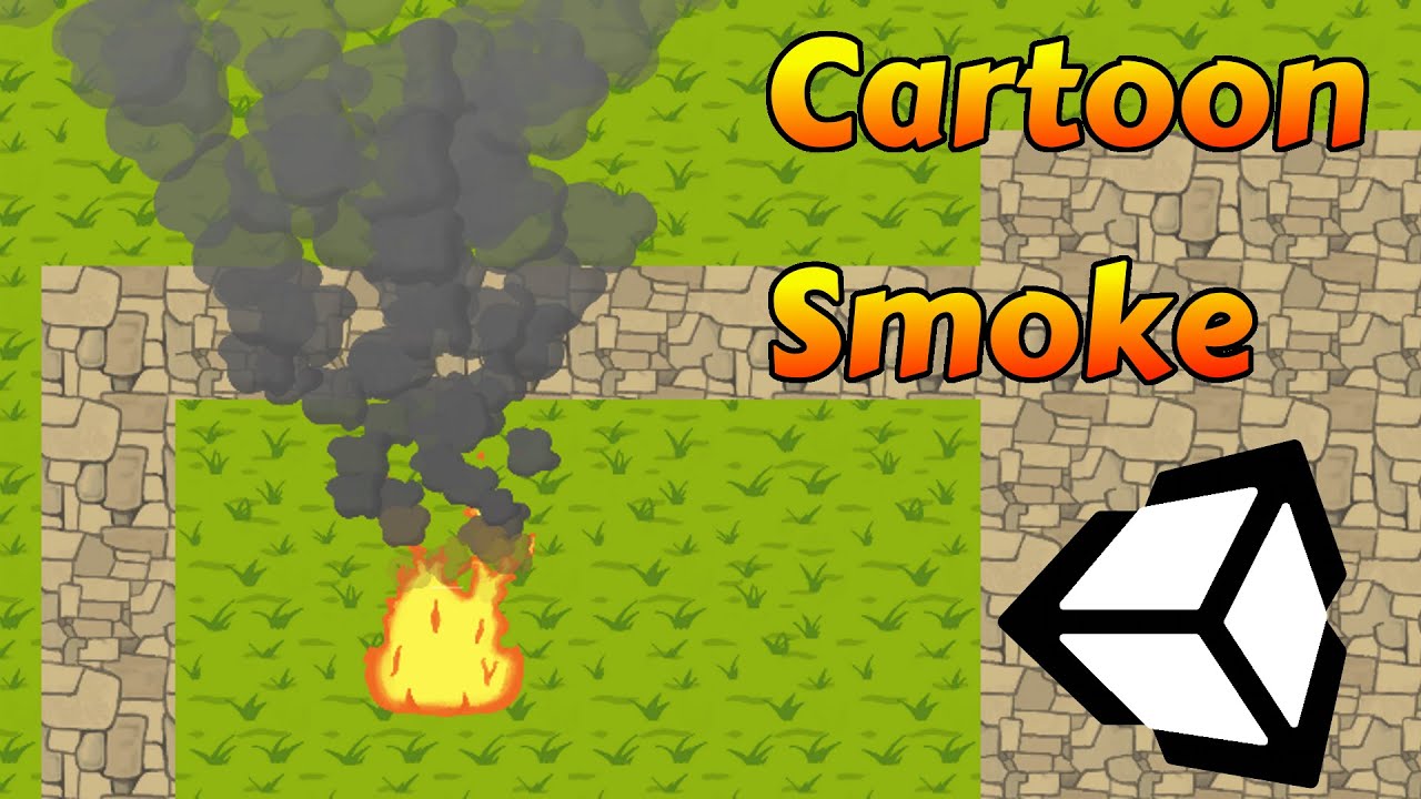 How to create cartoon fire and smoke in Unity (Particle System Tutorial)