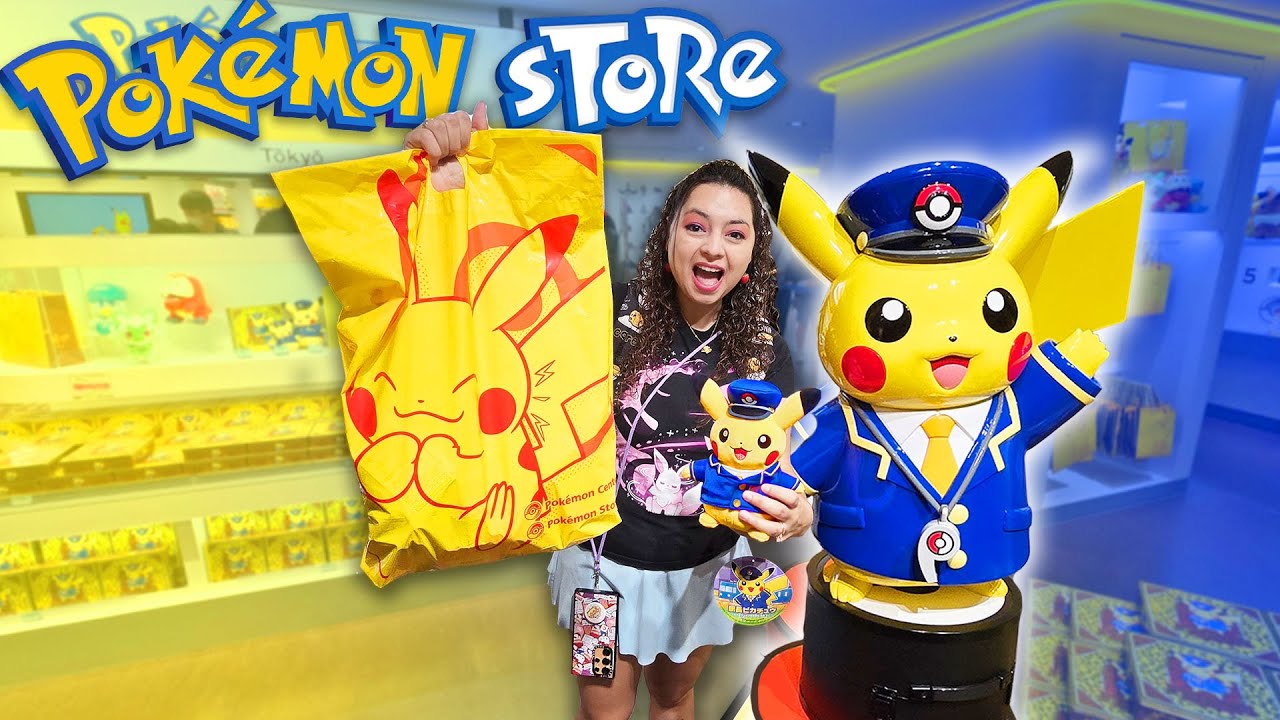 We Spent ¥10,000 at the Tokyo Station Pokémon Center Store! (EXCLUSIVE Pikachu)