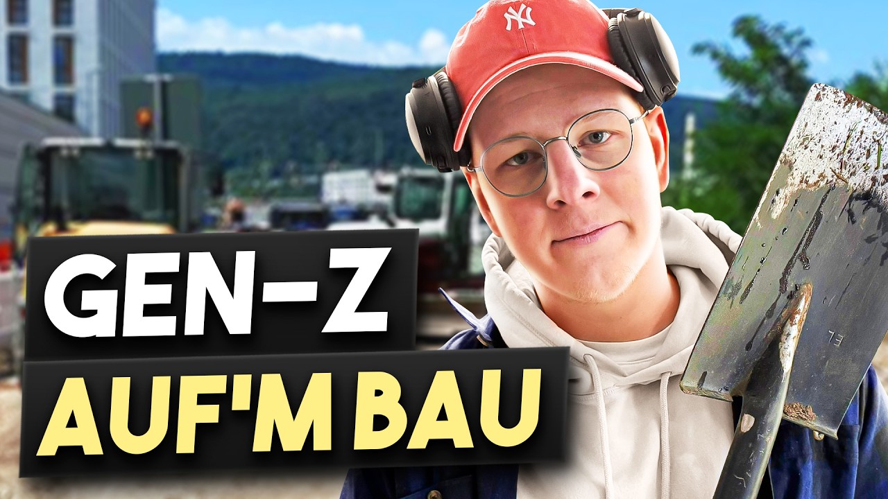 Gen-Z auf Baustelle.