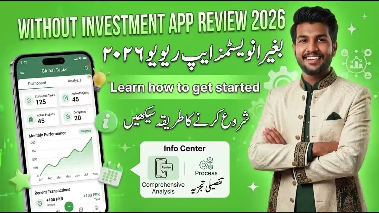 New Online Website Review 2026 | Without Investment | EasyPaisa & JAZZCASH