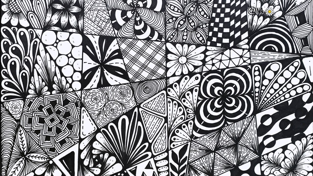 How To Draw Zentangle Patterns For Beginners