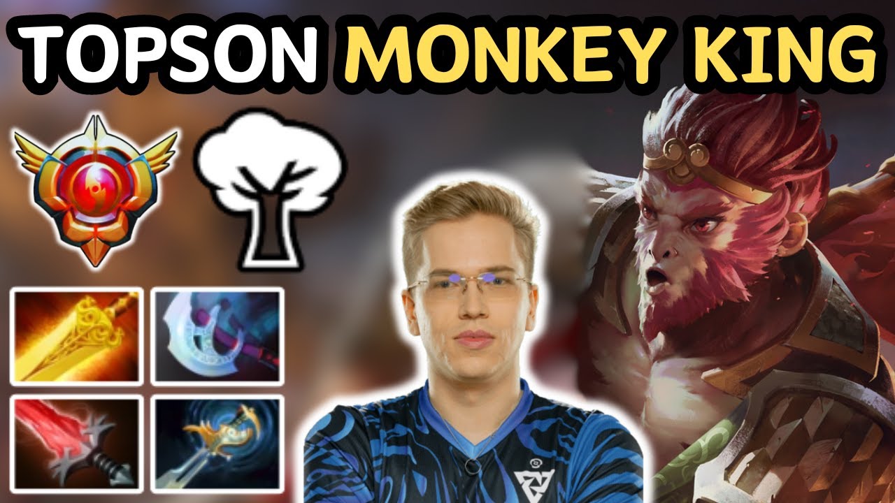 🔥 7.63a TOPSON MONKEY KING Midlane Gameplay 🔥 Signature Hero Grandmaster Tier TOPSON - Dota 2