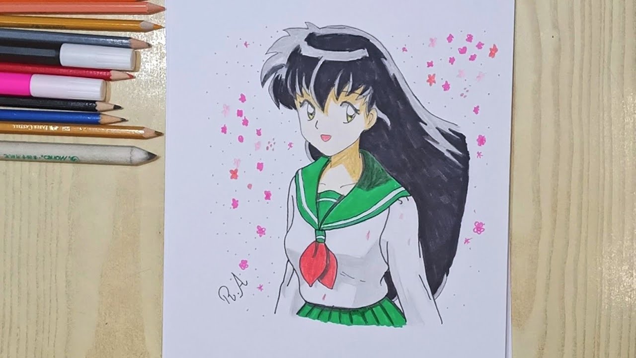 رسم كاجومي من انمي انيوشا