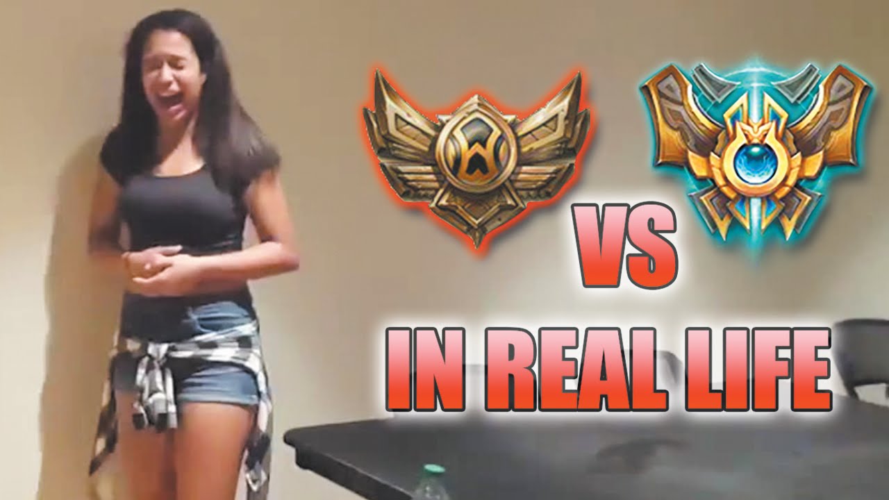 Bronze VS Challenger In Real Life #16 [Amateur VS Professional]